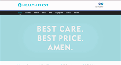 Desktop Screenshot of healthfirstcares.com